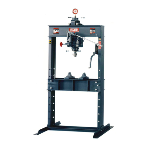 Dake 50H Instructions and parts list