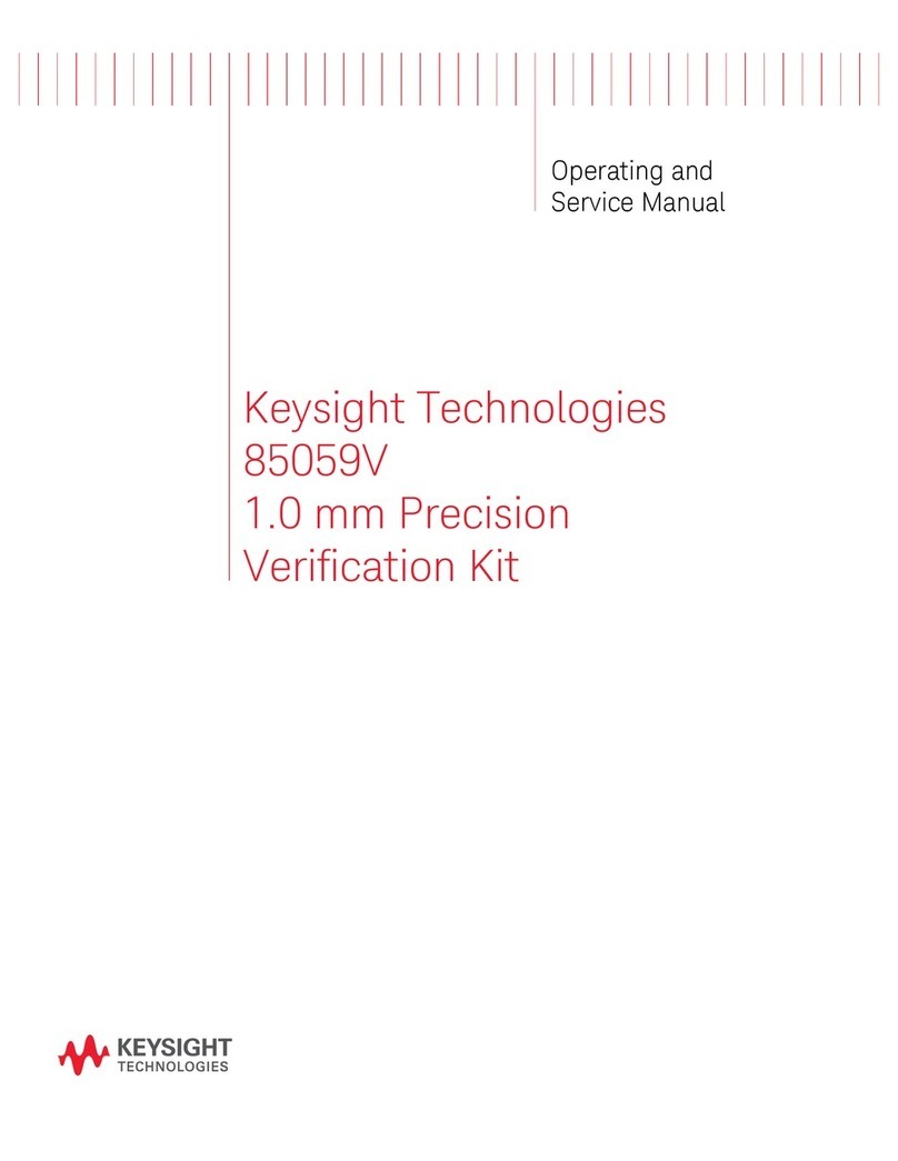Keysight Technologies 85059V Service manual