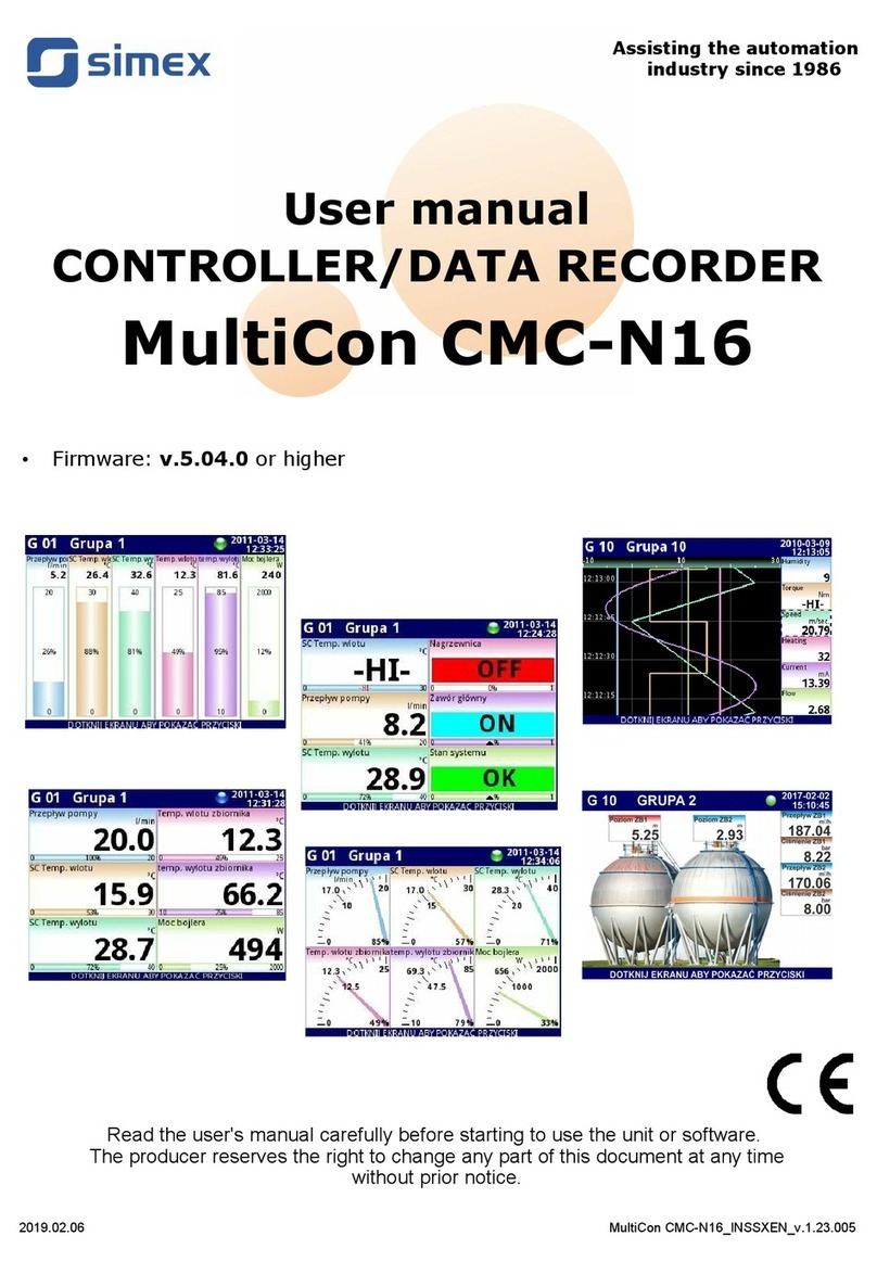 Simex MultiCon CMC-N16 user manual