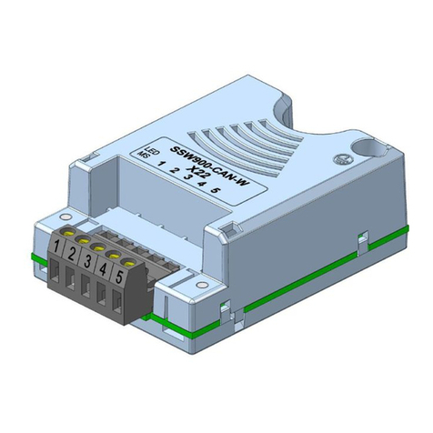 WEG SSW900-CAN-W User manual