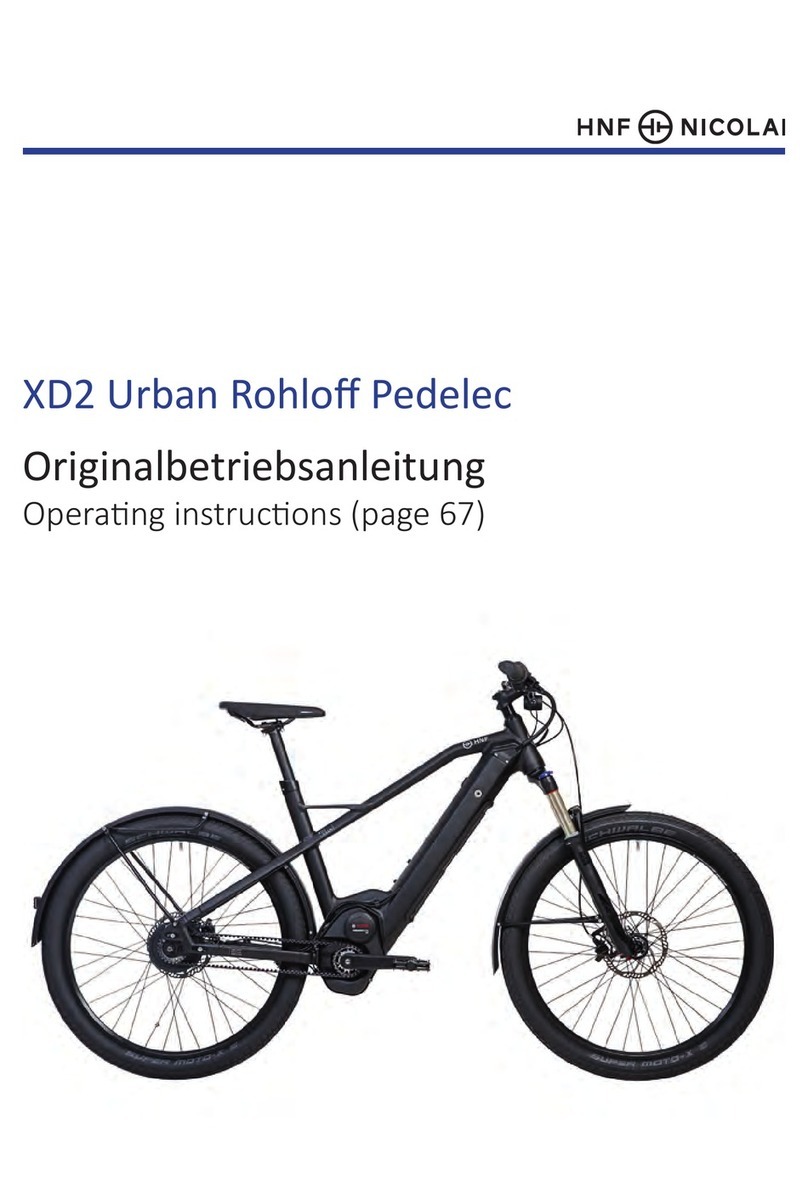 HNF-NICOLAI XD2 Urban Rohloff Pedelec User manual
