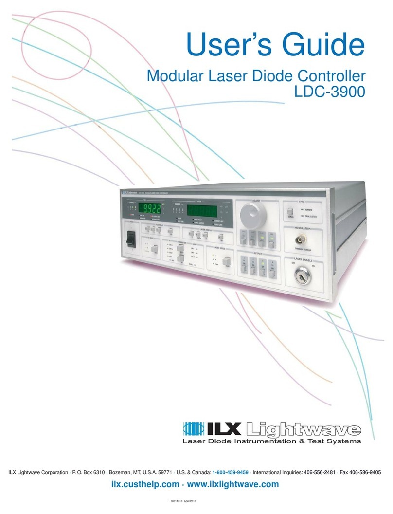 ILX Lightwave LDC-3900 User manual