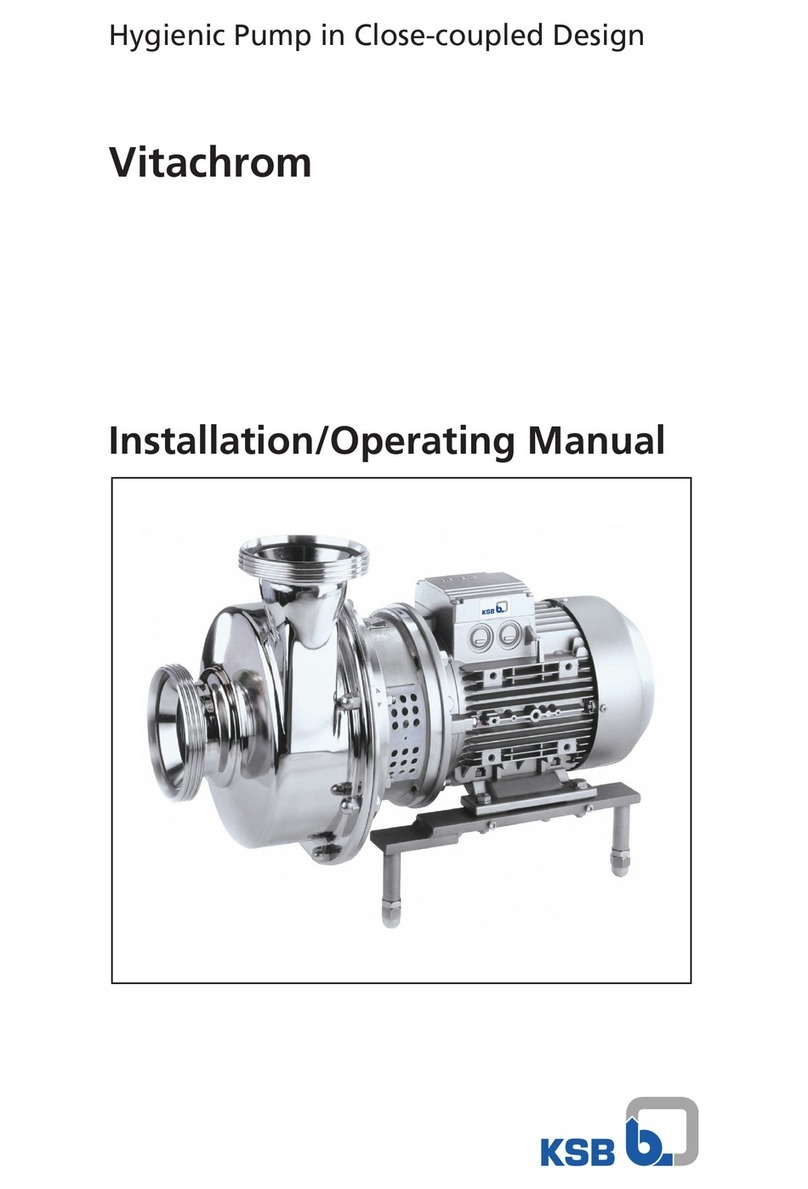 KSB Vitachrom Installation & operating manual