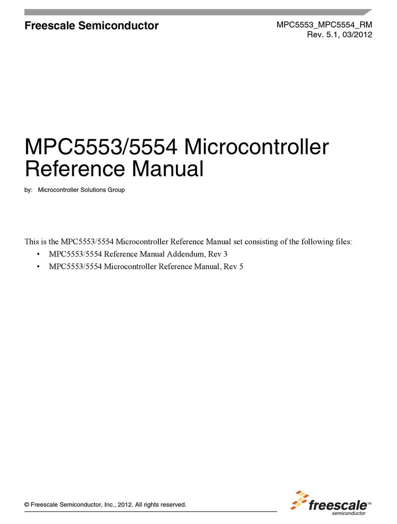 Freescale Semiconductor MPC5553 Reference manual Freescale Semiconductor MPC5553 Reference manual