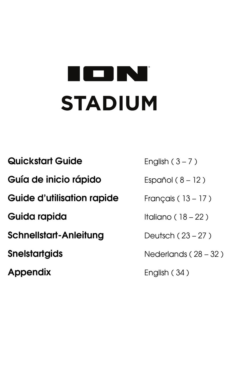 ION Stadium User manual ION Stadium User manual