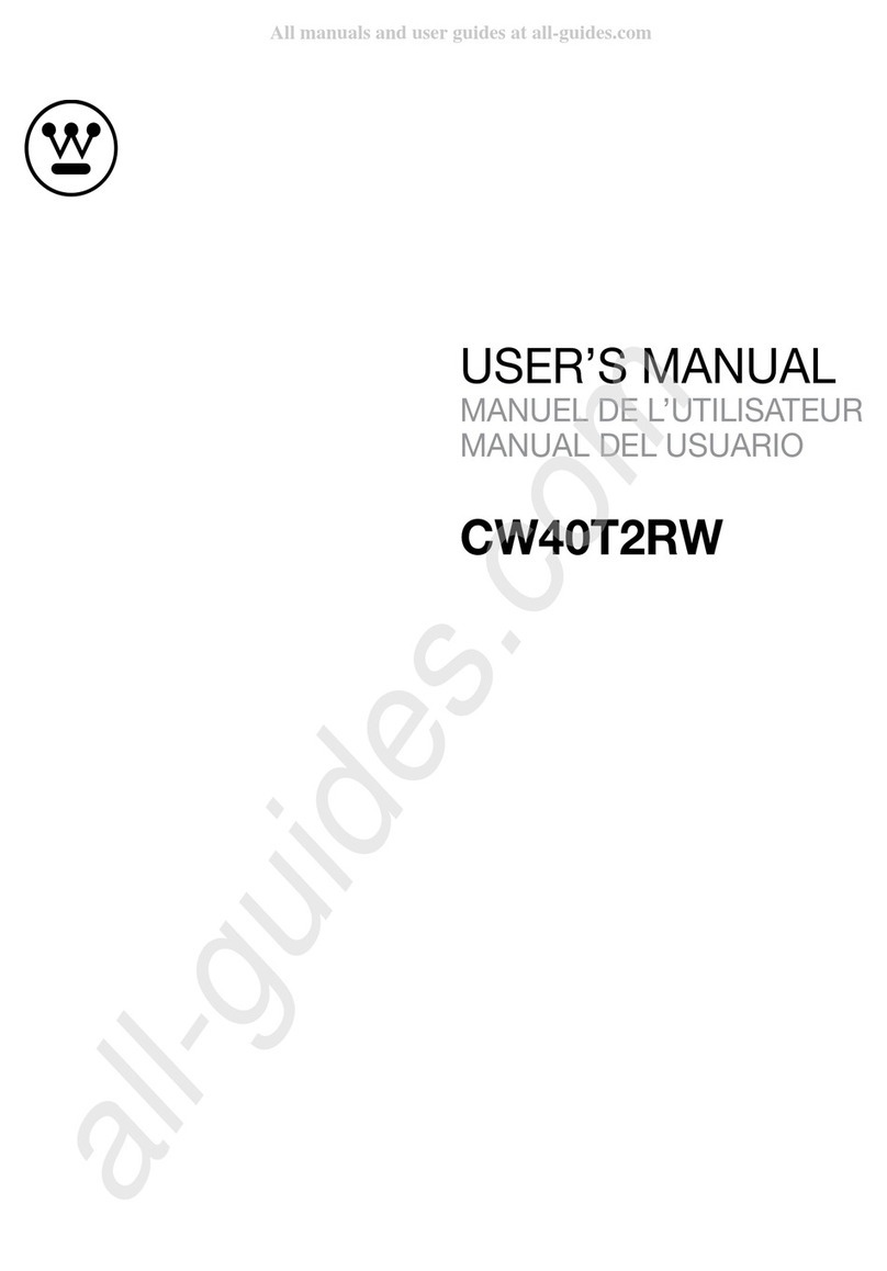 Westinghouse CW40T2RW user manual