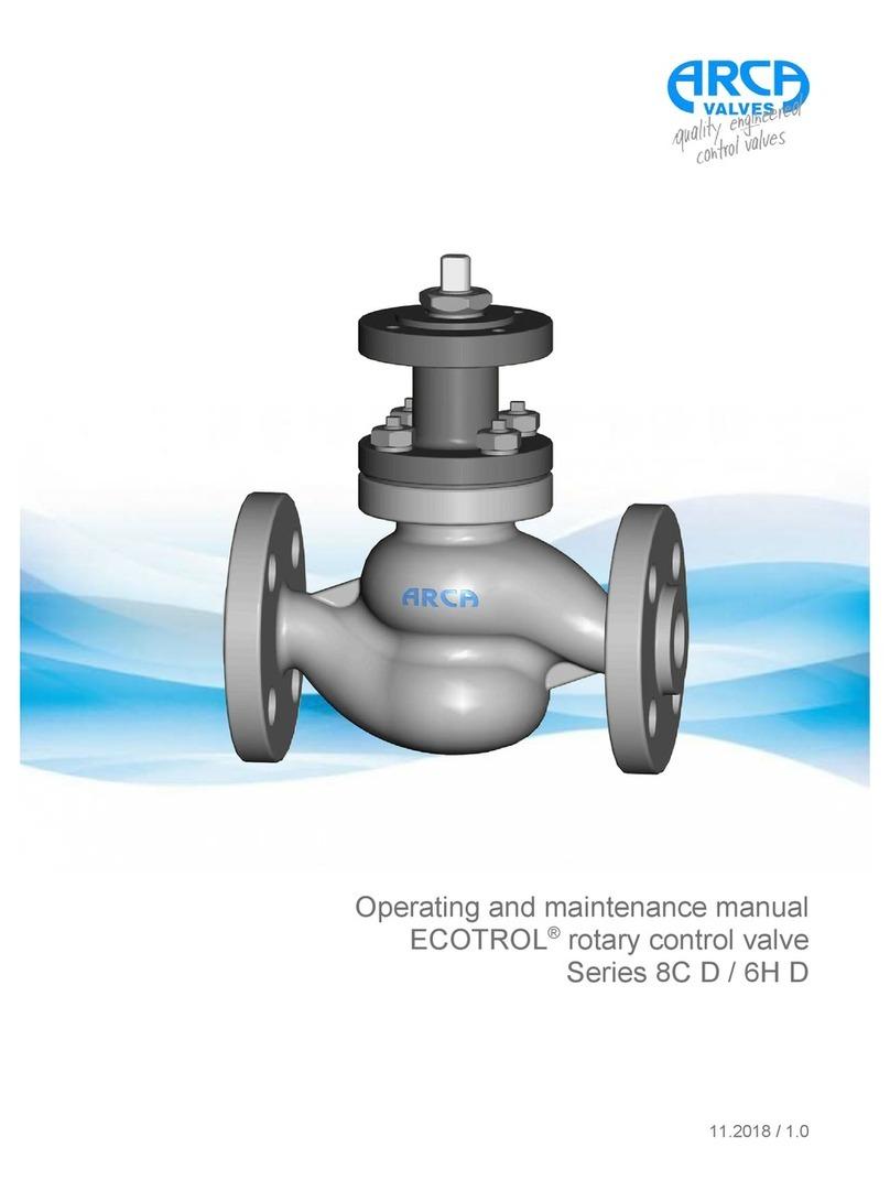 ARCA ECOTROL 8C D Series Operating and maintenance manual