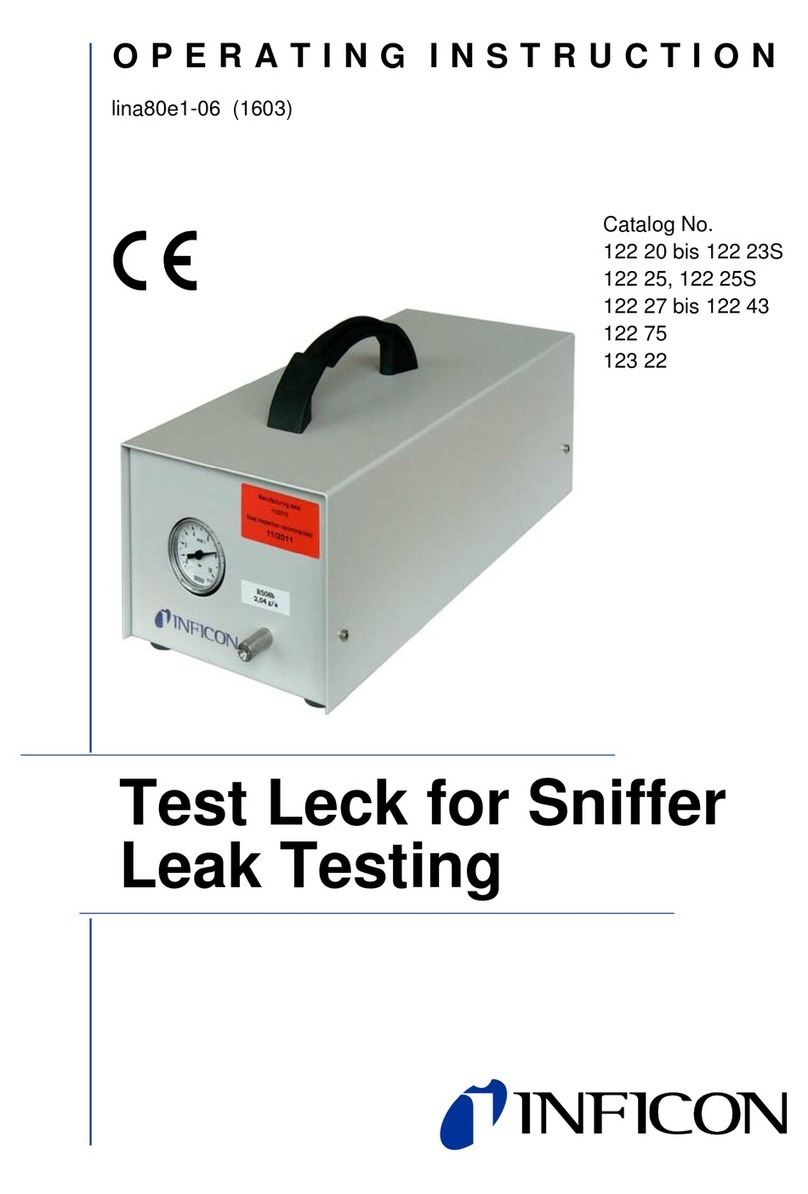 Inficon 122 20 User manual