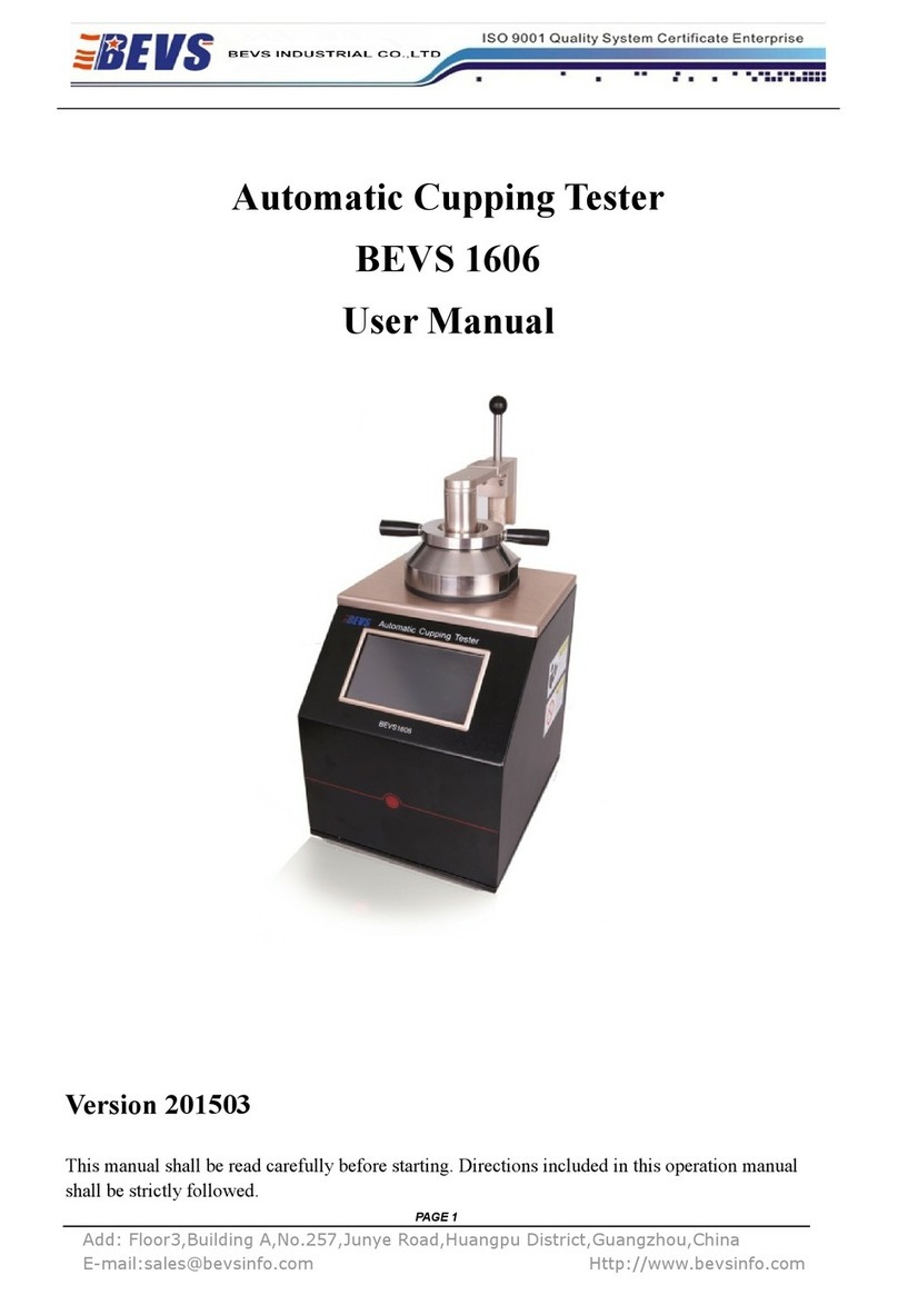 BEVS 1606 user manual