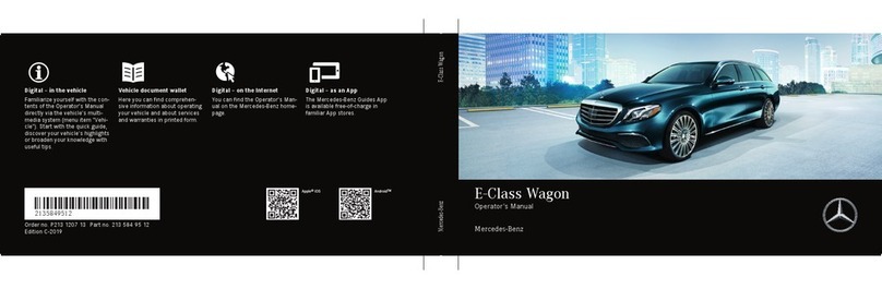 Mercedes-Benz E-Class Wagon 2019 Operator's manual