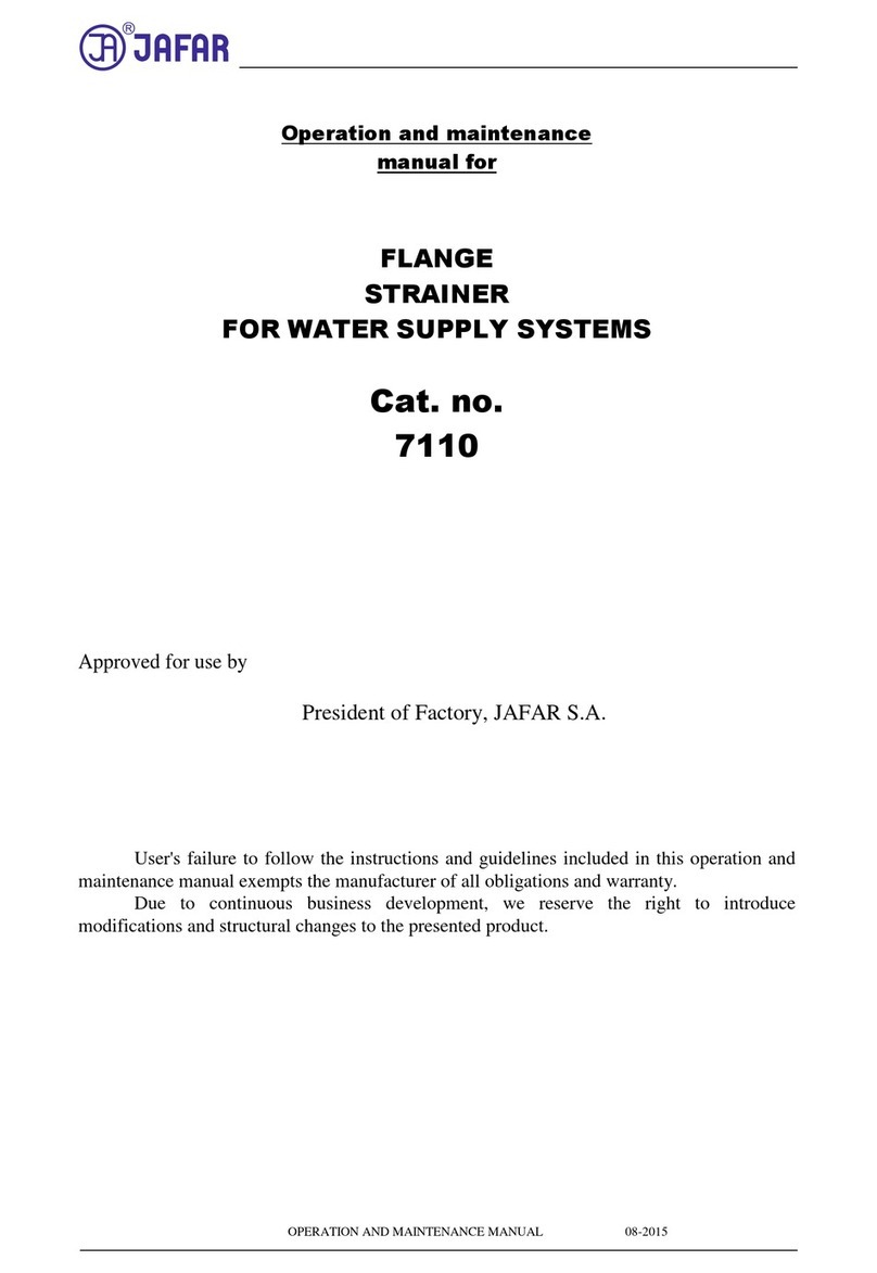 Jafar 7110 Operation and maintenance manual