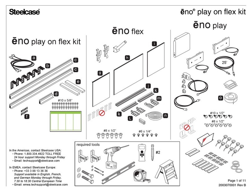Steelcase eno play on flex kit manual