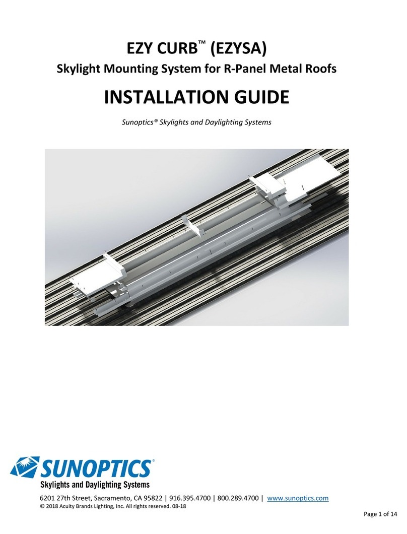 Sunoptics EZY CURB EZYSA installation guide