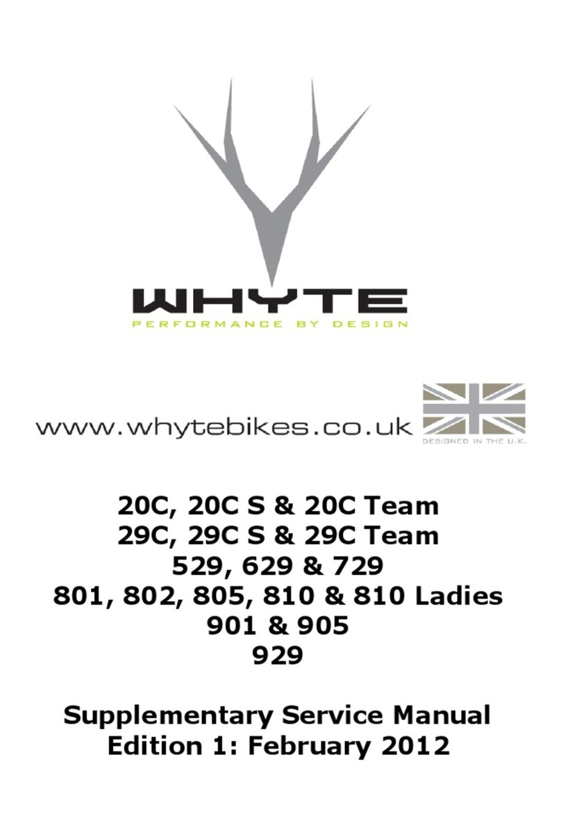 Whyte 20C Team Supplementary service manual