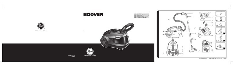 Hoover Hydropower HYP 1630 011 user manual