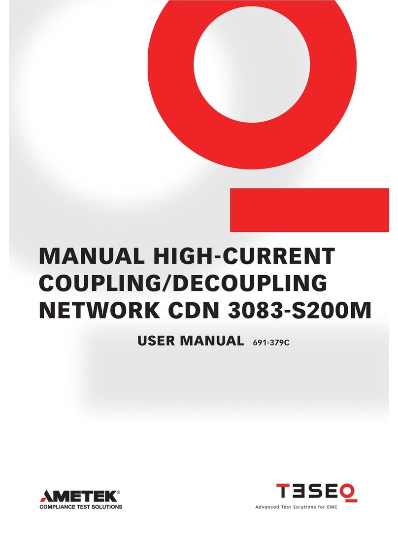Teseq CDN 3083-S200M user manual