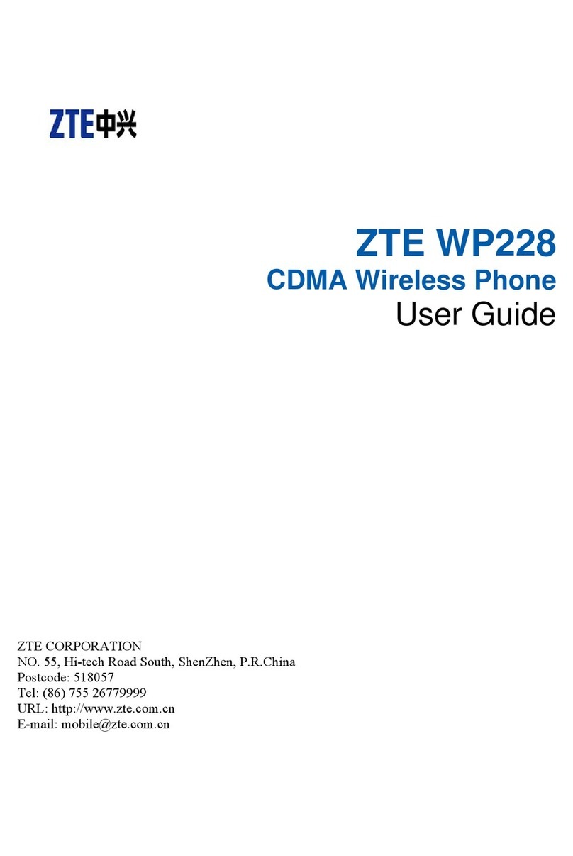 Zte WP228+ user guide