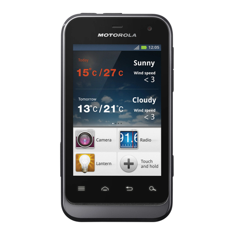 Motorola XT320 User manual