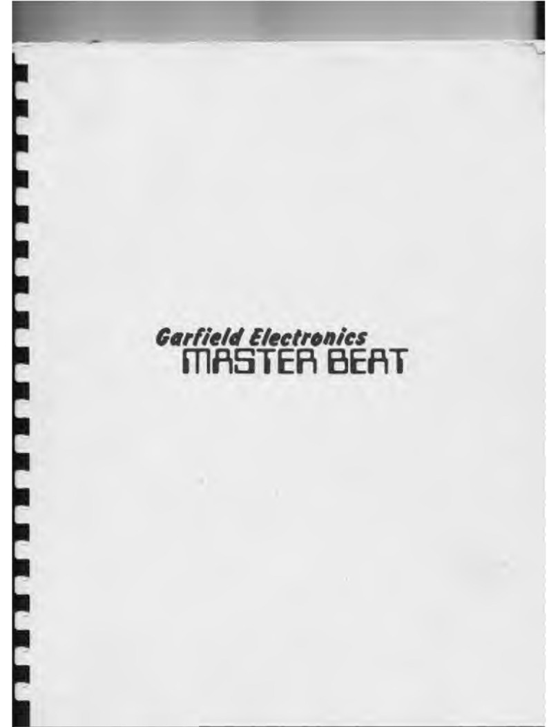 Garfield Electronics Master Beat manual