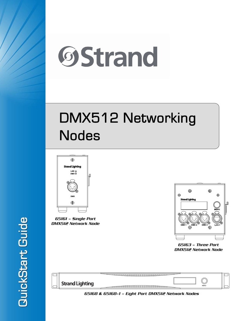 Strand Lighting 65161 quick start guide