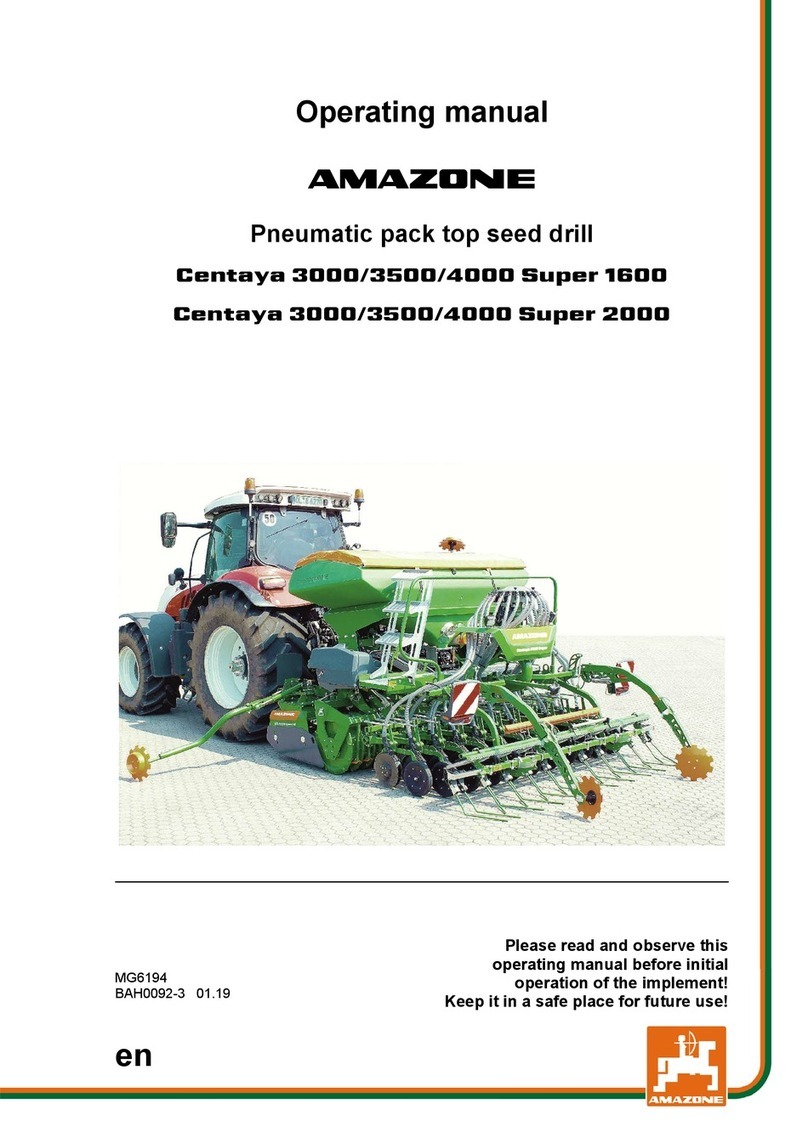 Amazone Centaya 3000 Super 1600 User manual