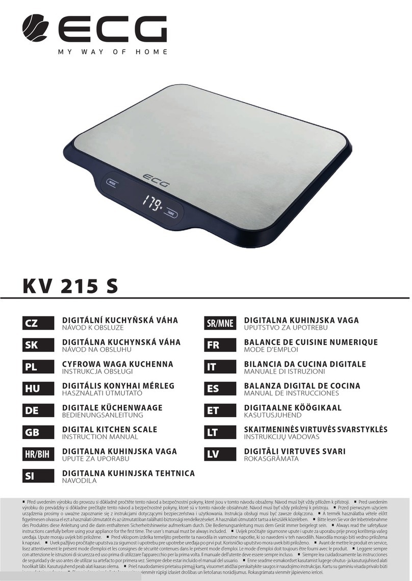 ECG KV 215 S instruction manual