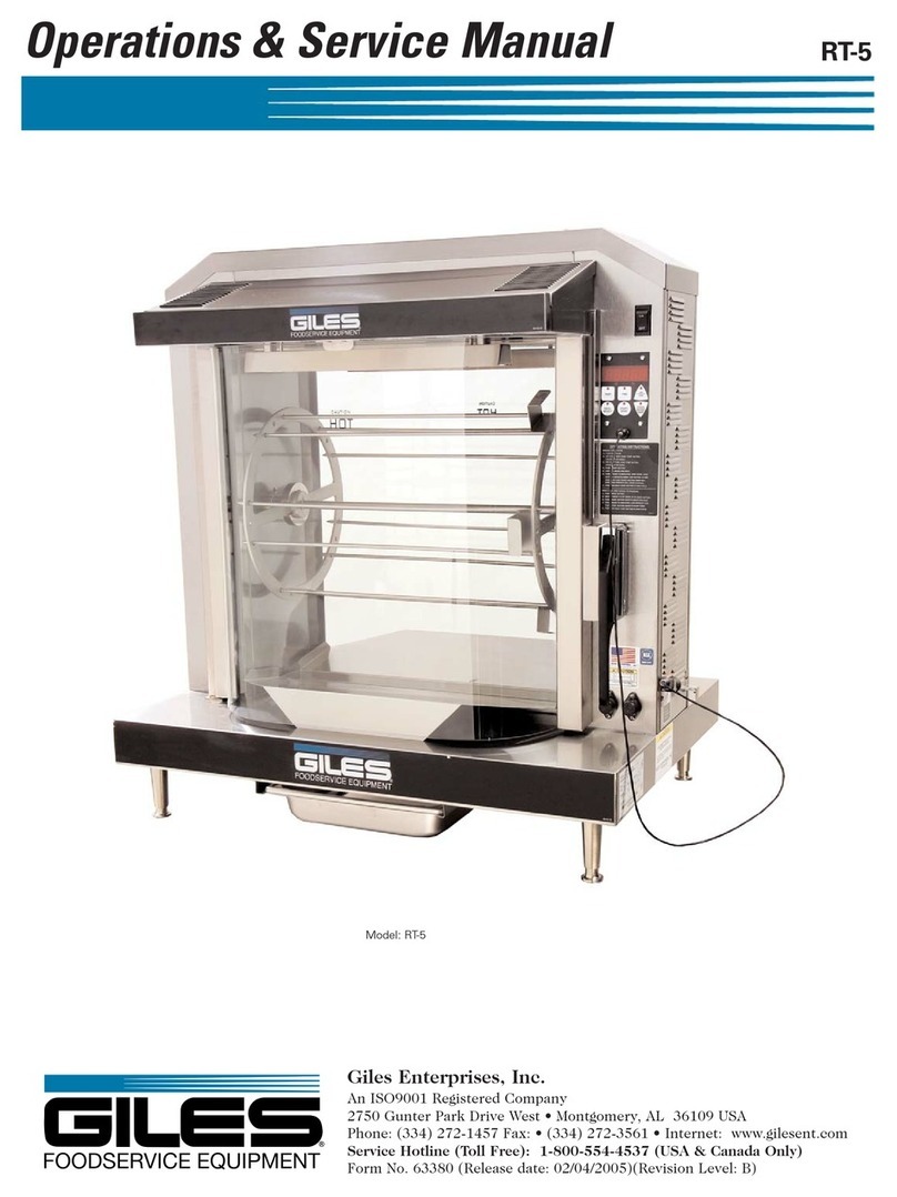 GILES RT-5 Operation & service manual