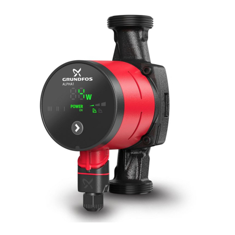Grundfos ALPHA1 B Installation and operating instructions Grundfos ALPHA1 B Installation and operating instructions