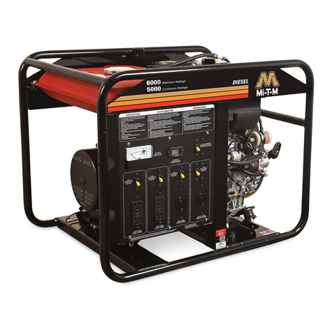 Mi-T-M GEN-6000-0MKD Operator's manual