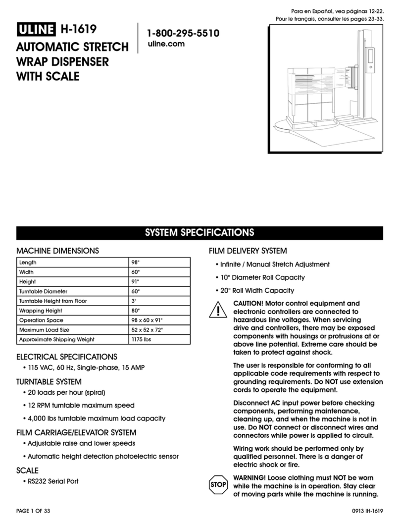 U-Line H-1619 manual