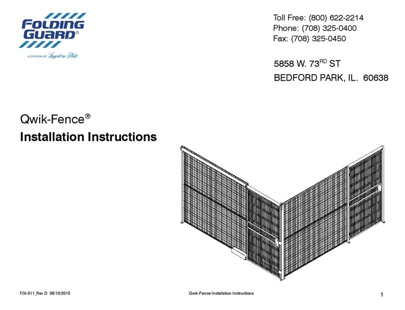 Folding Guard Qwik-Fence User manual