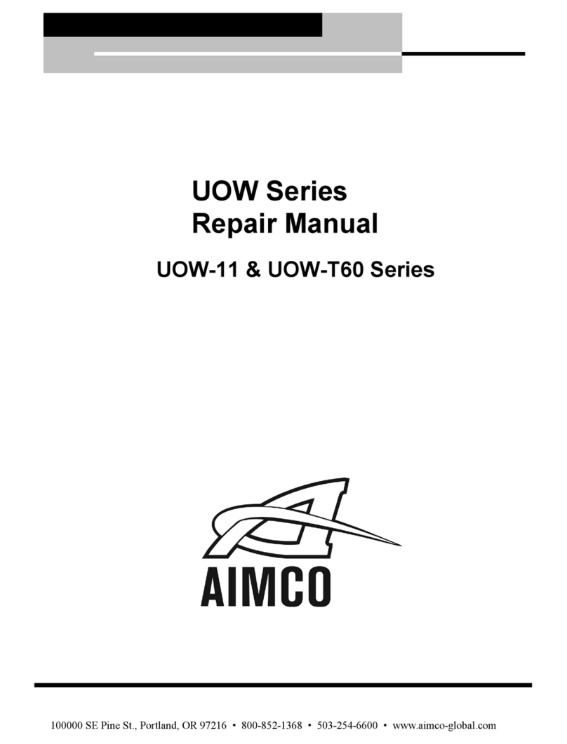 Aimco UOW Series Operating instructions