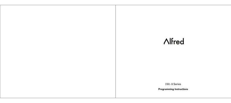 Alfred DB1-B Series Installation manual