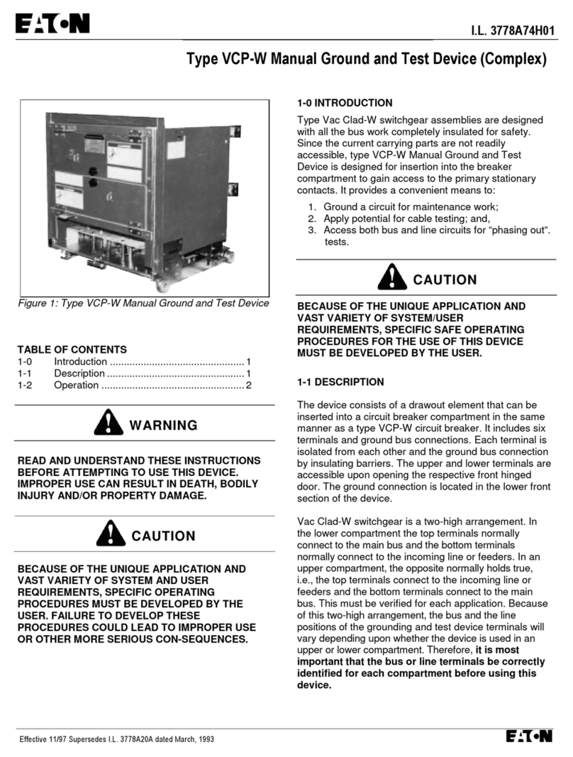 Eaton VCP-W Operation