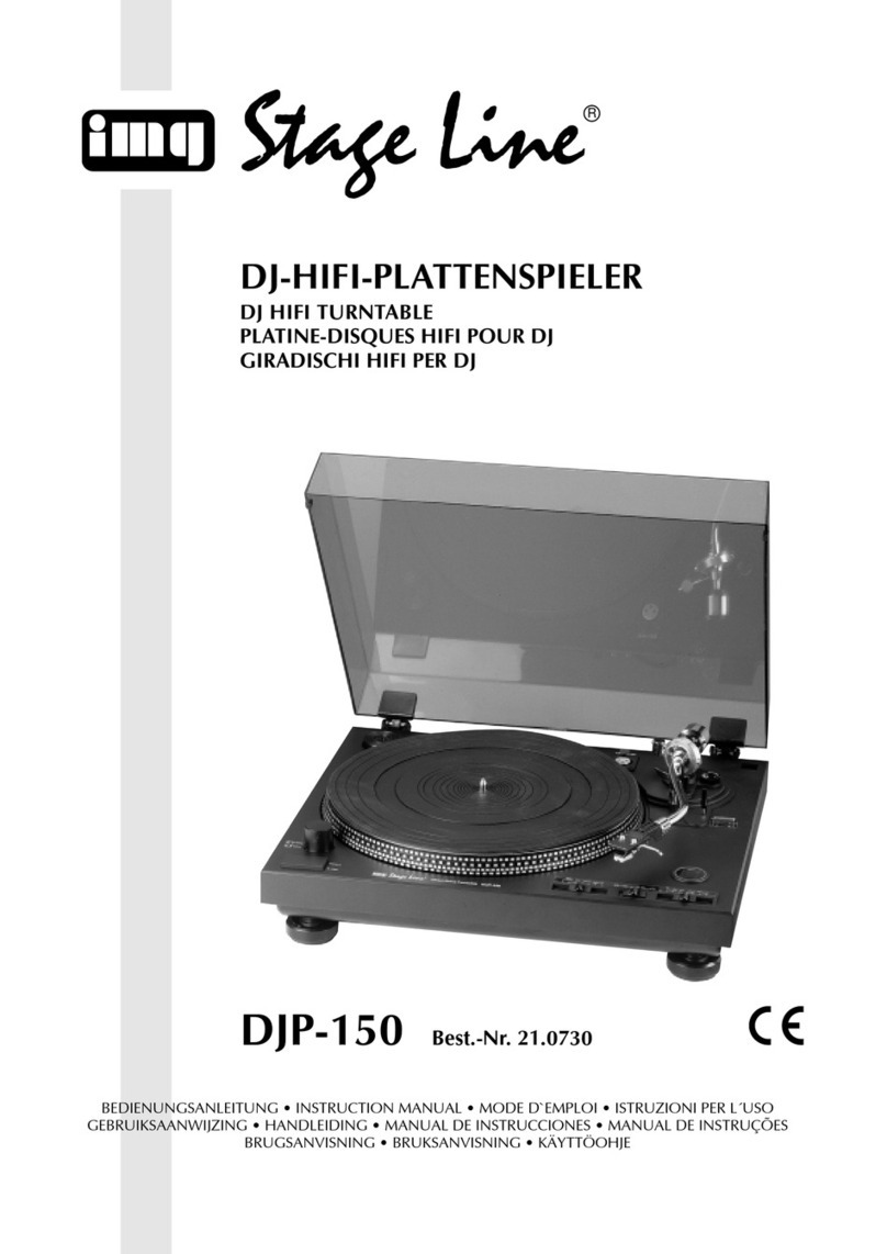 IMG STAGE LINE DJP-150 instruction manual