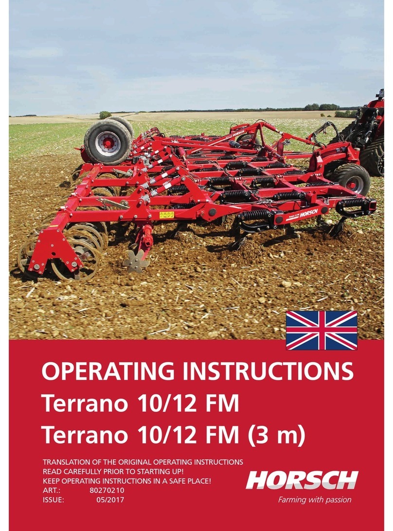 horsch Terrano 10 FM operating instructions
