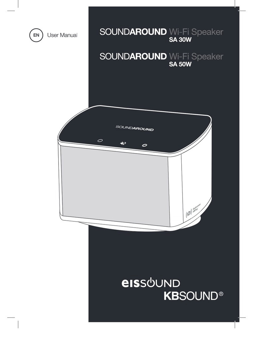 EisSound KBSound SoundAround SA 30W user manual