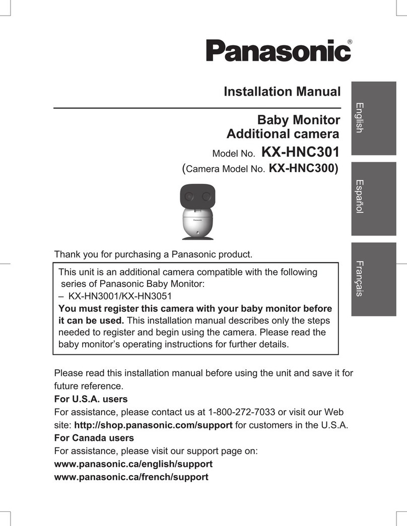 Panasonic KX-HNC301 installation manual