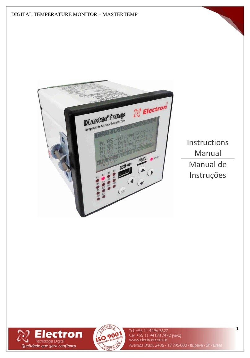 Electron MASTERTEMP instruction manual
