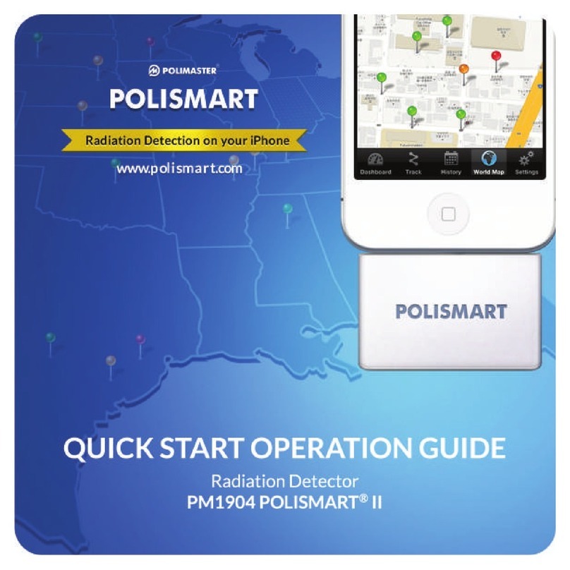Polimaster POLISMART II PM1904 Quick start operation guide