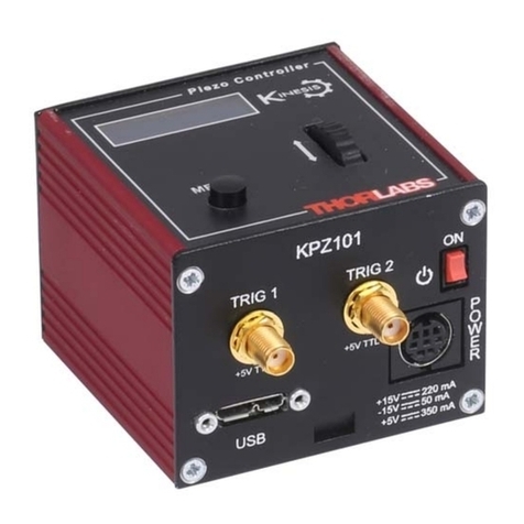 THORLABS K-Cube Piezo Controller user guide