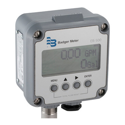 Badger Meter ER-500 Owner's manual