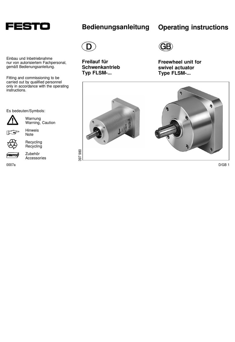 Festo FLSM Series User manual Festo FLSM Series User manual