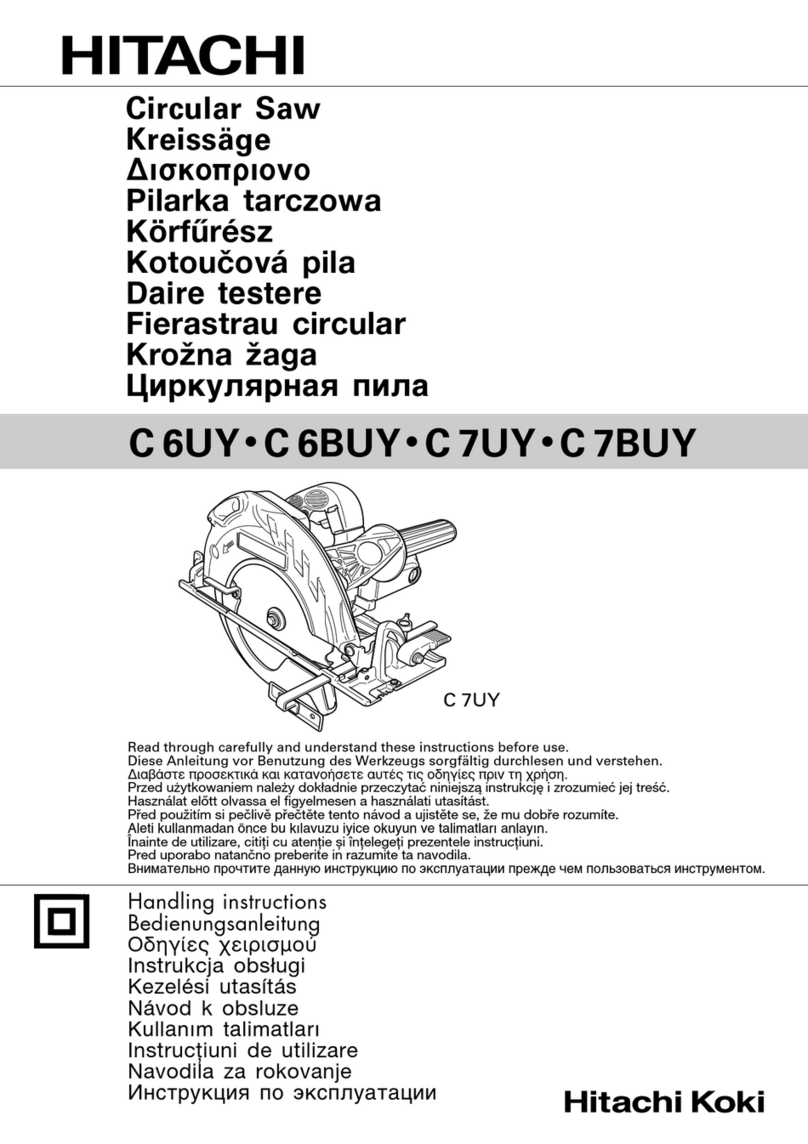 Hitachi C 6UY User manual
