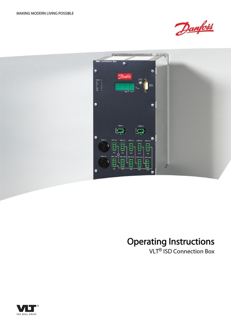 Danfoss VLT ISD Connection Box User manual