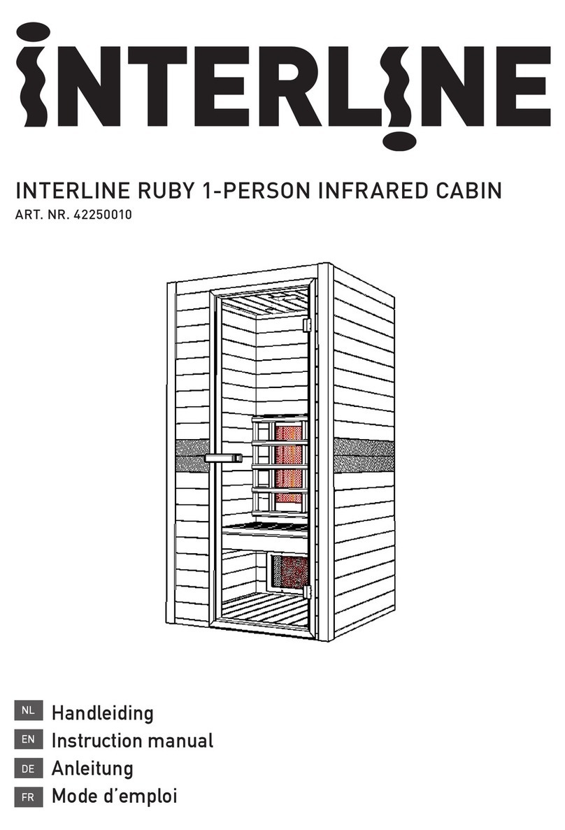 Interline Ruby Infrared Cabin 1-person instruction manual