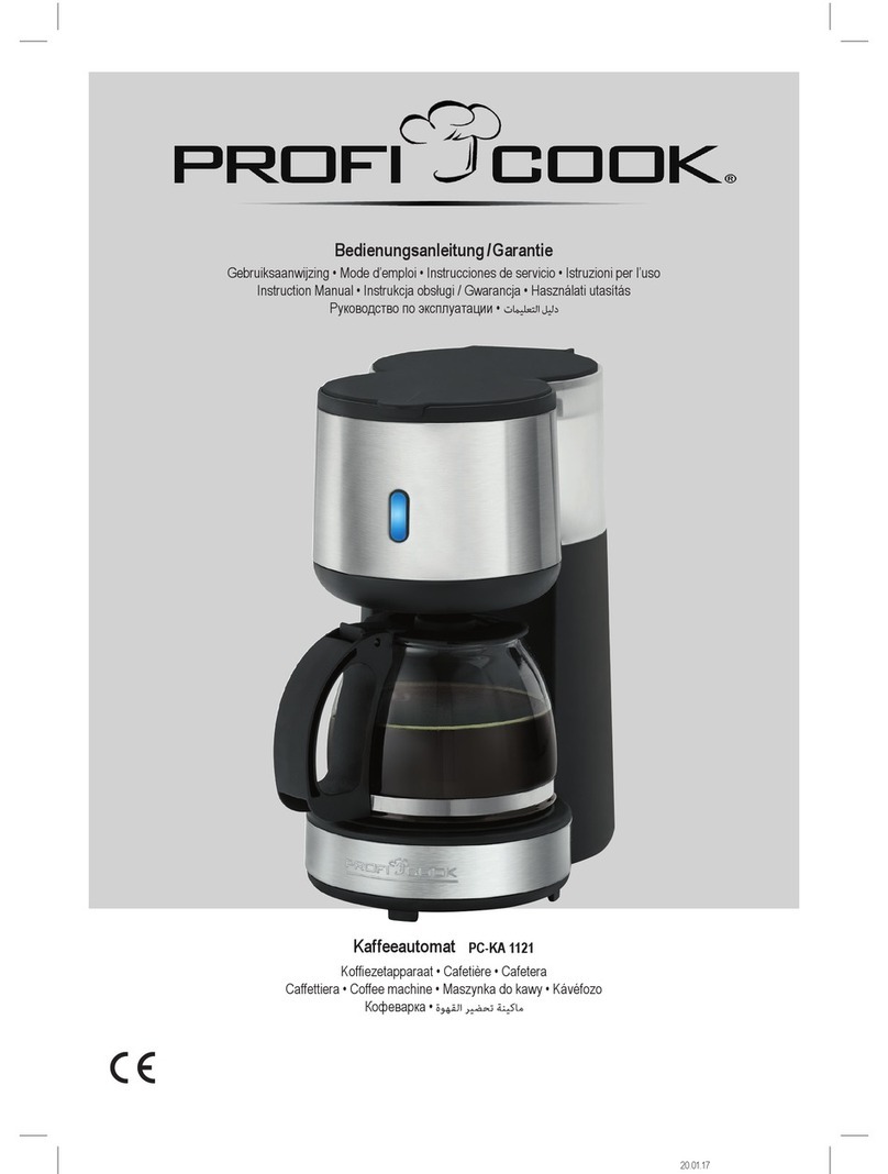 Proficook PC-KA 1121 User manual