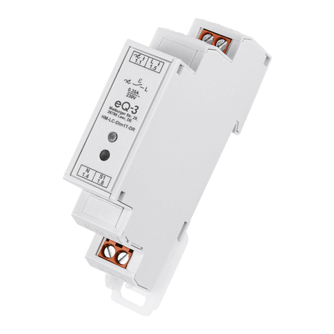 HomeMatic HM-LC-Dim1T-DR Installation and operating manual