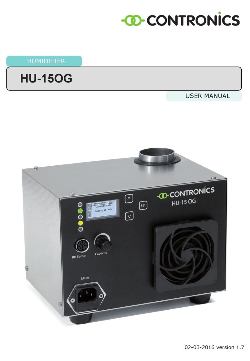 Contronics HU-15OG user manual