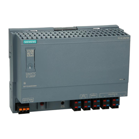 Siemens SIMATIC ET200SP PS 6EP7133-6AB00-0BN0 24 V/5... manual Siemens SIMATIC ET200SP PS 6EP7133-6AB00-0BN0 24 V/5... manual